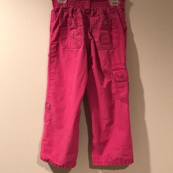 🌺 OLD NAVY Lightweight Pink Cargo Pants/Capris - Picture 6 of 8